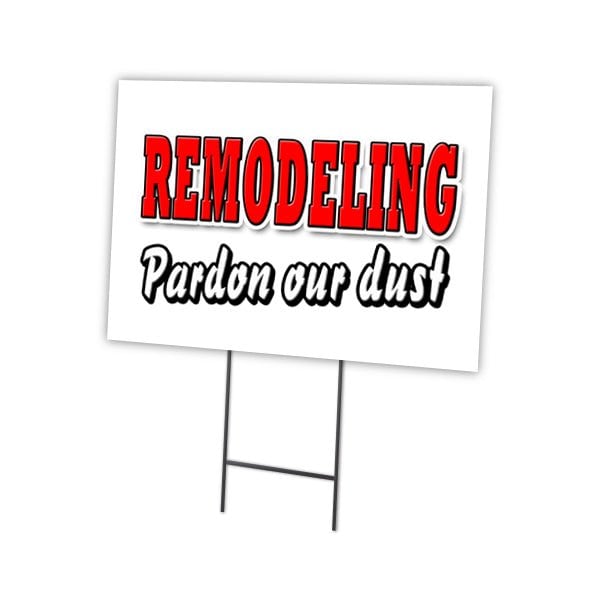 16 in Height, 0.25 in Width, Coroplast, 16" x 12", C-1216-DS-RemodelingDust